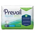 Prevail Nu-Fit Incontinence Brief L Breathable, Maximum, PK 18 NU-013/1